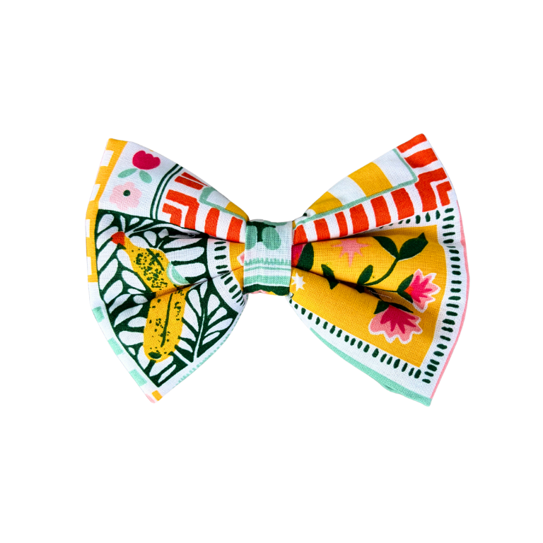 Sicily Dog Collar Bow Tie