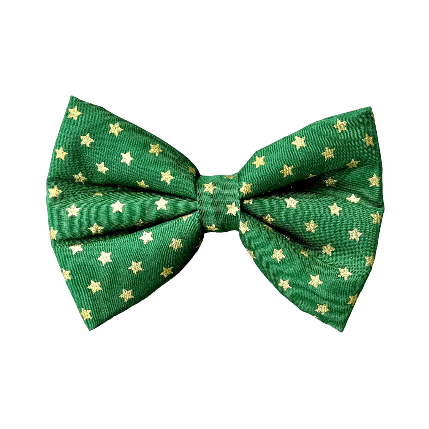 Goldie Green Dog Collar Bow Tie