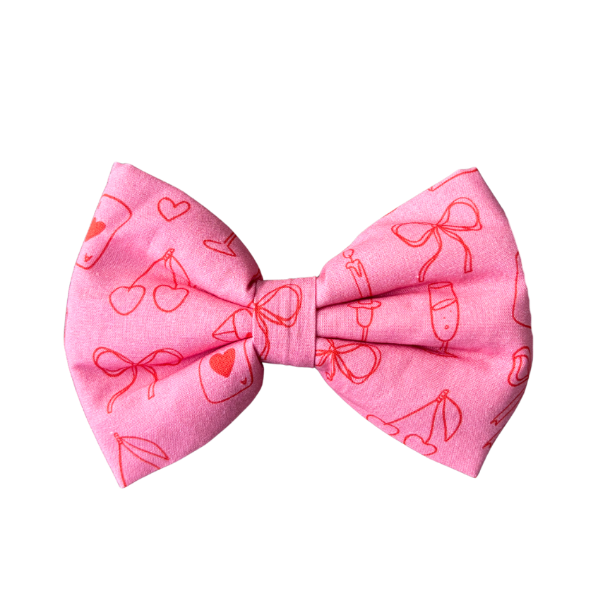 Date Night Dog Collar Bow Tie