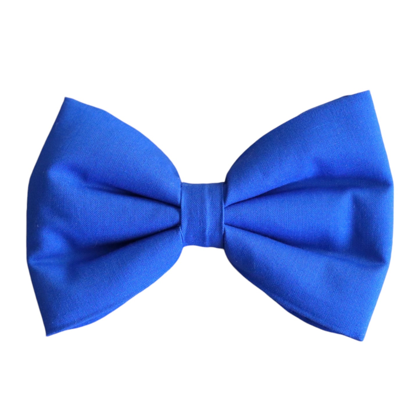 Petit Bleu Dog Collar Bow Tie