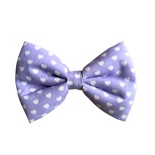 Iris Dog Collar Bow Tie