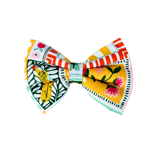 Sicily Dog Collar Bow Tie