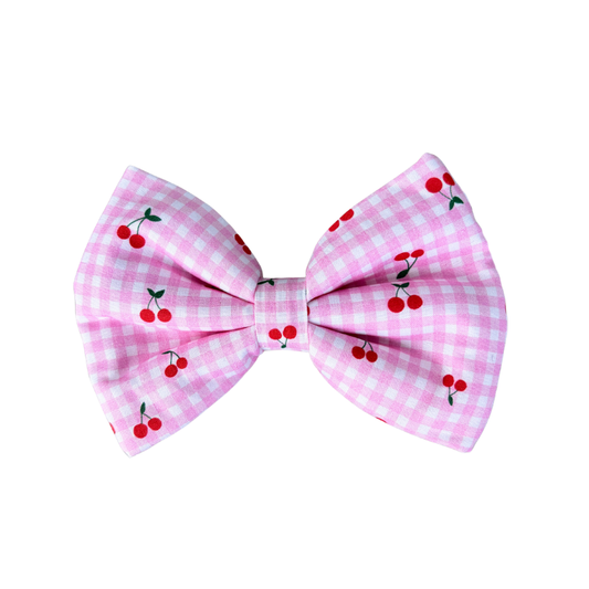 Cherry On Top Dog Collar Bow Tie