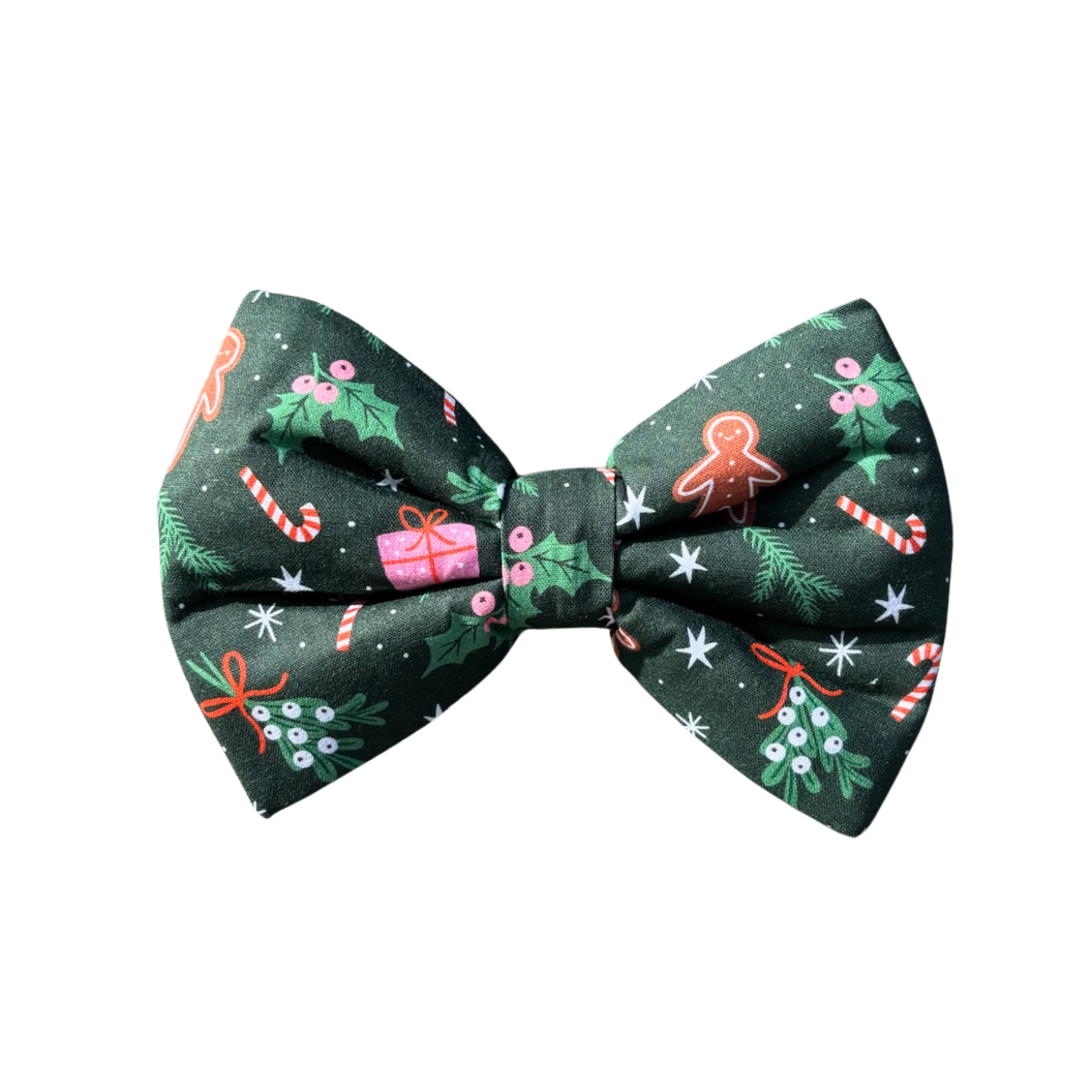 Gingy Dog Collar Bow Tie