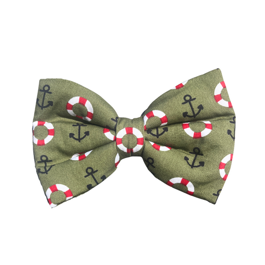 Montauk Dog Collar Bow Tie
