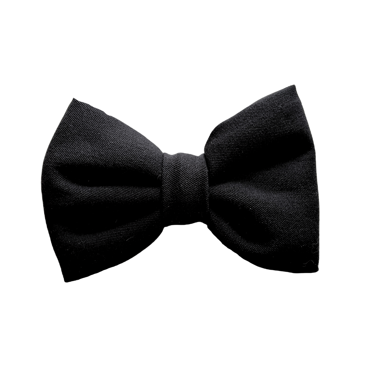 Elegant Wedding Black Collar Bow Tie