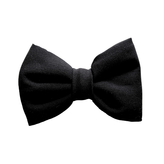 Elegant Wedding Black Collar Bow Tie